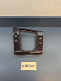 99-06 BMW E46 3-SERIES COUPE SHIFTER BEZEL SURROUND WOOD GRAIN 8214764
