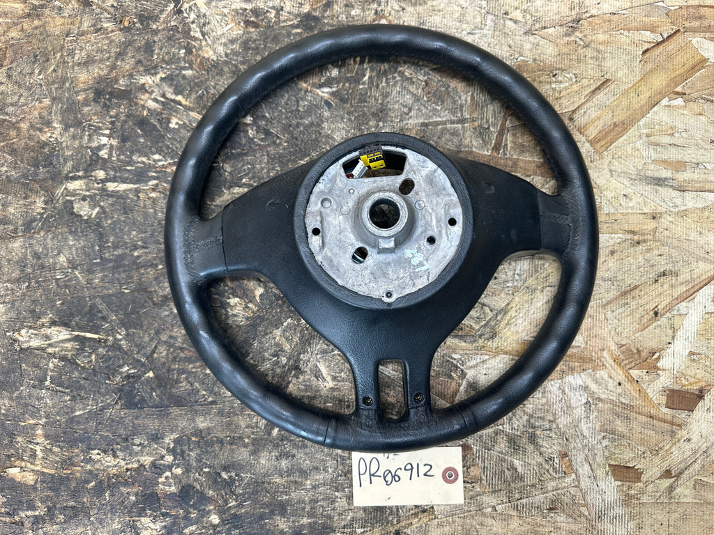 BMW 99-06 E46 3 SERIES BLACK LEATHER SPORT STEERING WHEEL OEM 101493/6760659