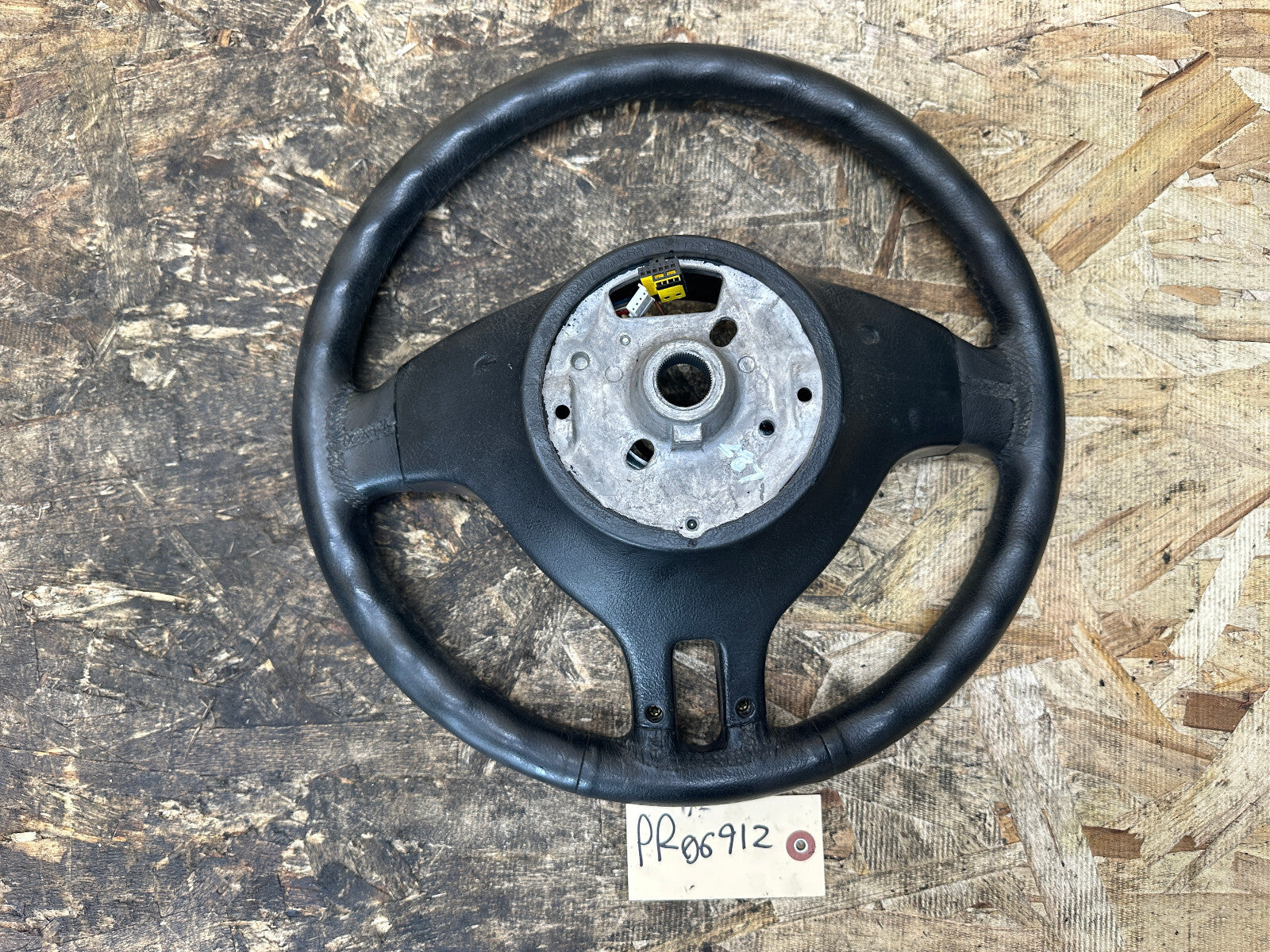 BMW 99-06 E46 3 SERIES BLACK LEATHER SPORT STEERING WHEEL OEM 101493/6760659