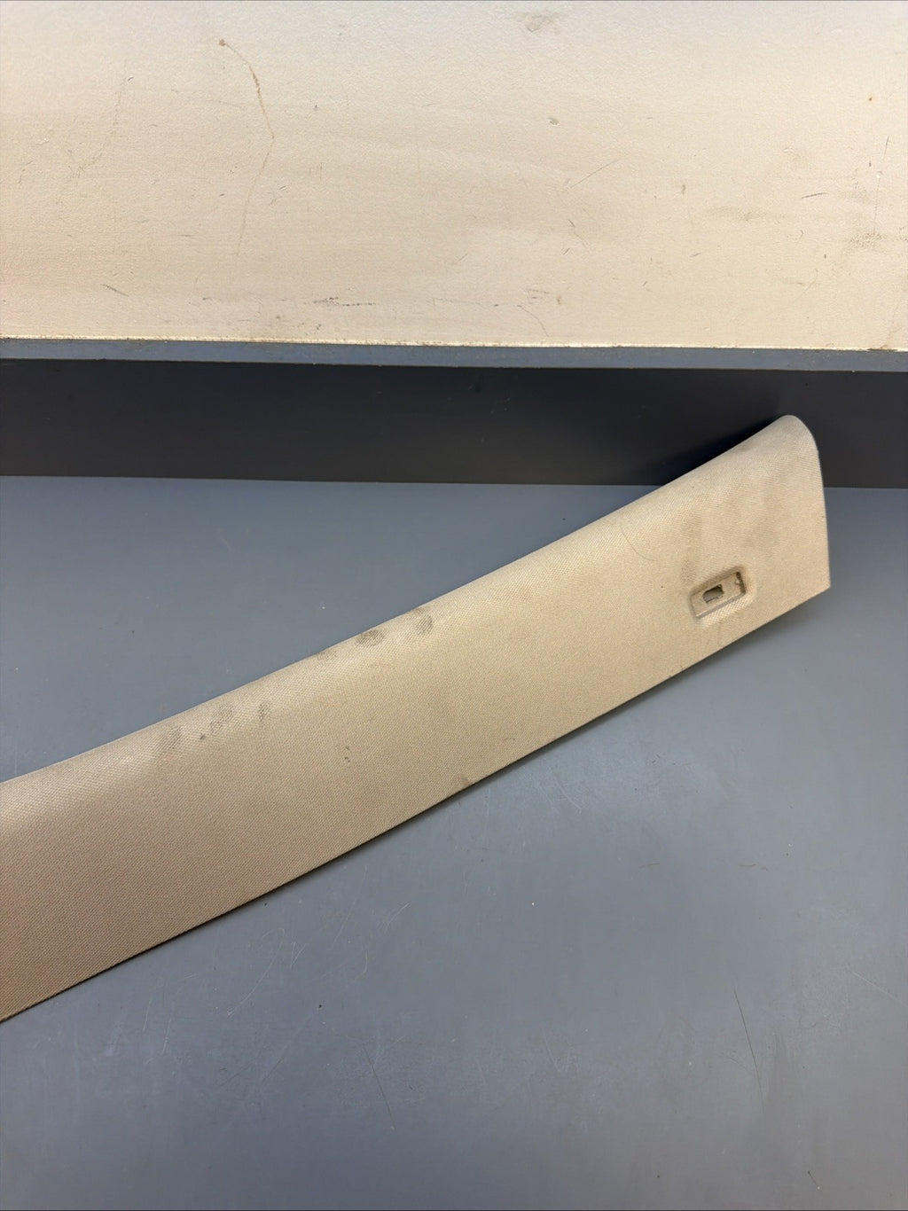 2007-2013 BMW X5 Left Front Side A Pillar Trim Finisher Panel 7129749 OEM GREY