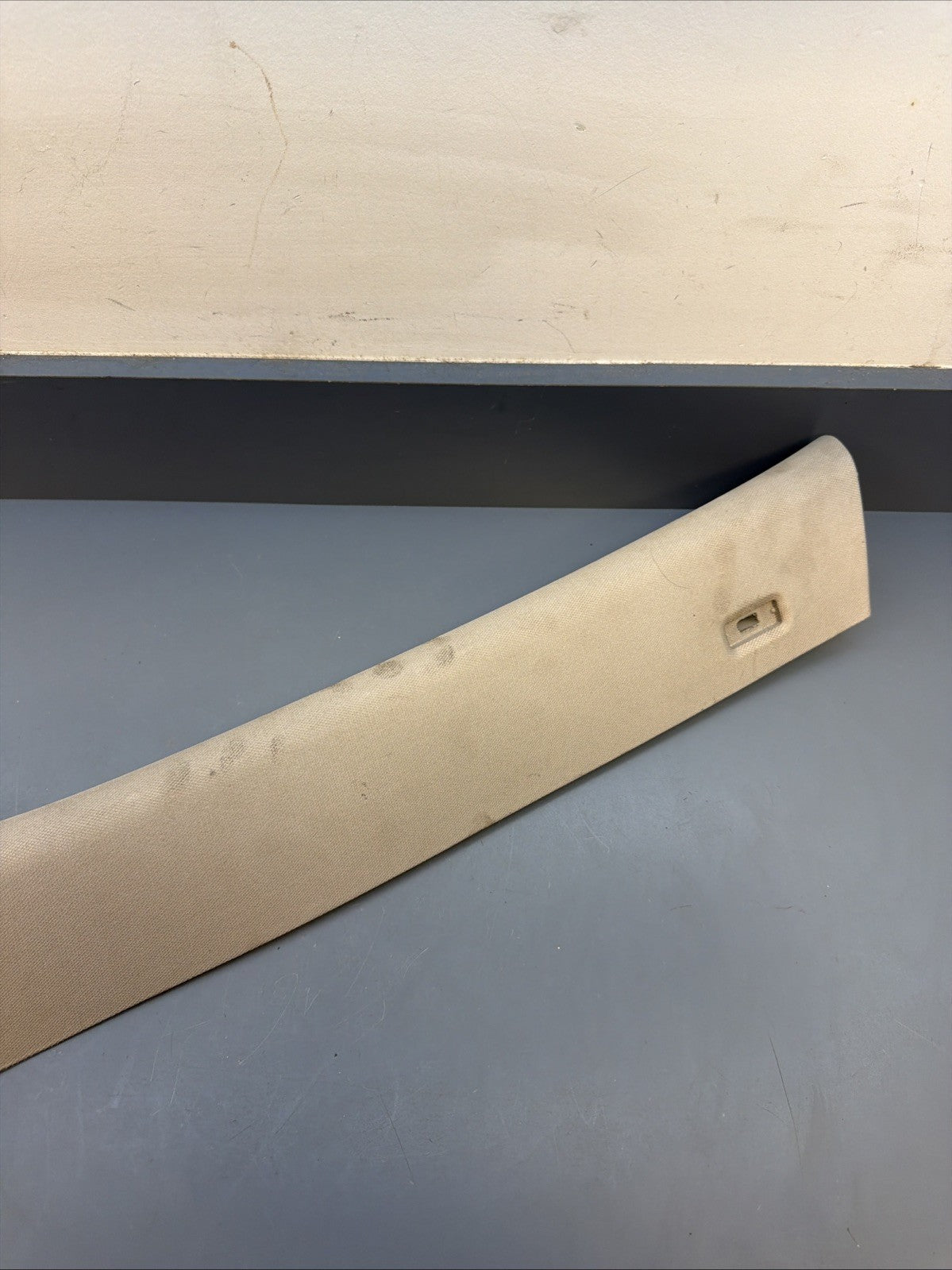 2007-2013 BMW X5 Left Front Side A Pillar Trim Finisher Panel 7129749 OEM GREY