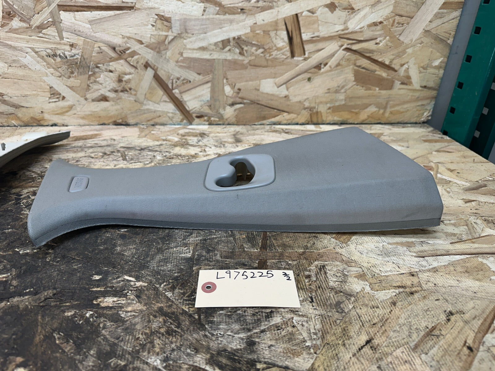 BMW 11-17 F25 X3 LEFT AND RIGHT B PILLAR GRAY TRIM PANEL SET OEM 9169305/306
