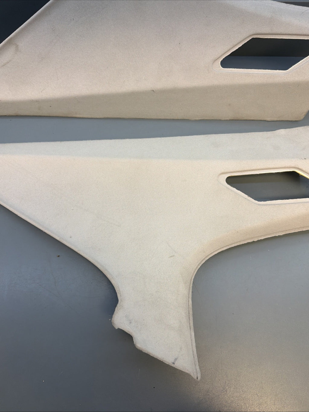 99-06 BMW E46 SEDAN Left & Right Rear C Pillar Trim Panel 8220244 GRAY