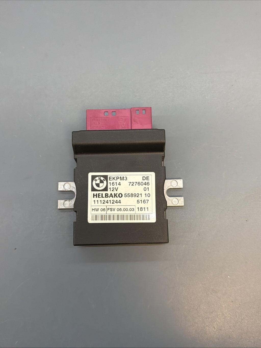 2007-2013 BMW E90 E92 E93 328i 335i FUEL PUMP CONTROL MODULE EKPM3 OEM 7276046