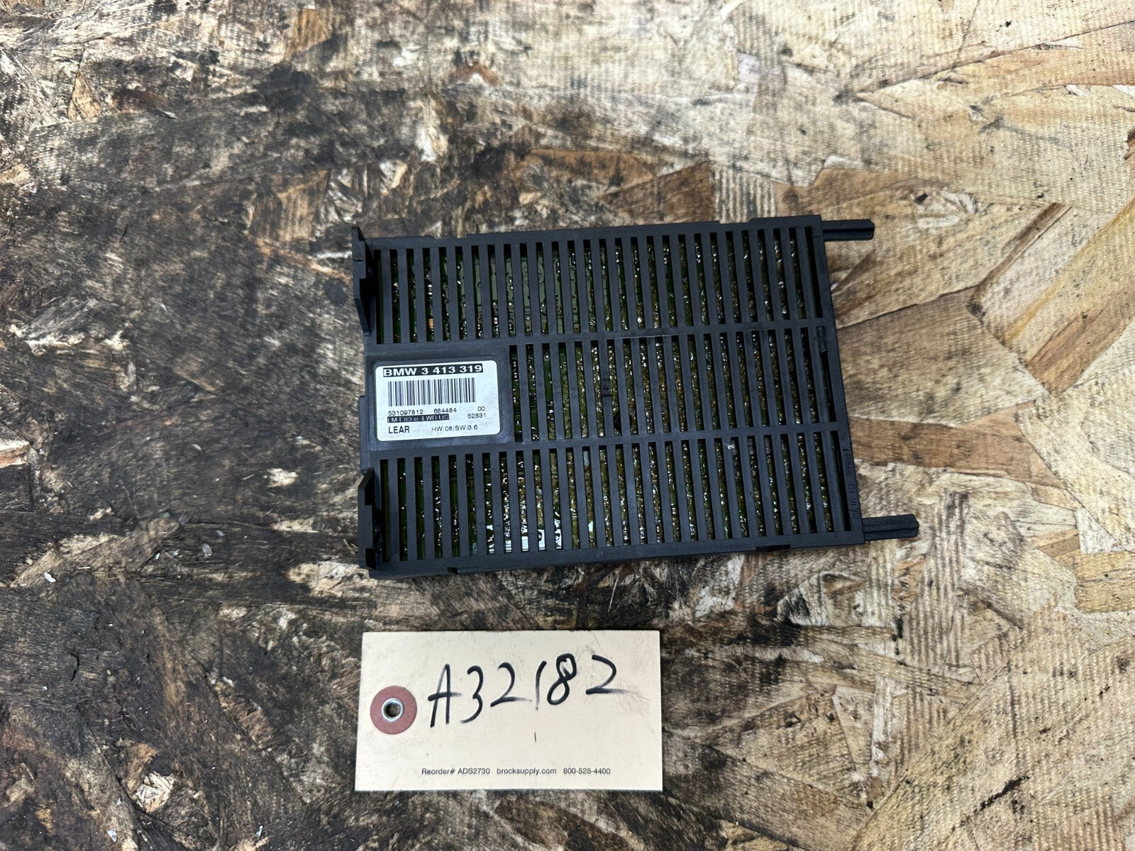 BMW 2003-2006 E83 X3 FOOTWELL HEADLIGHT LAMP CONTROL MODULE OEM 3413319