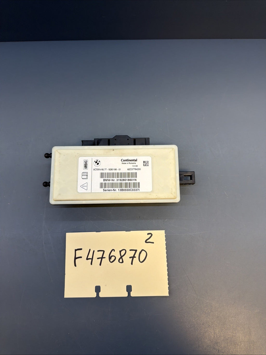 BMW 2 3 4 5 6 7 X3 X4 X5 X6 series ECU Computer Control Module 9280186