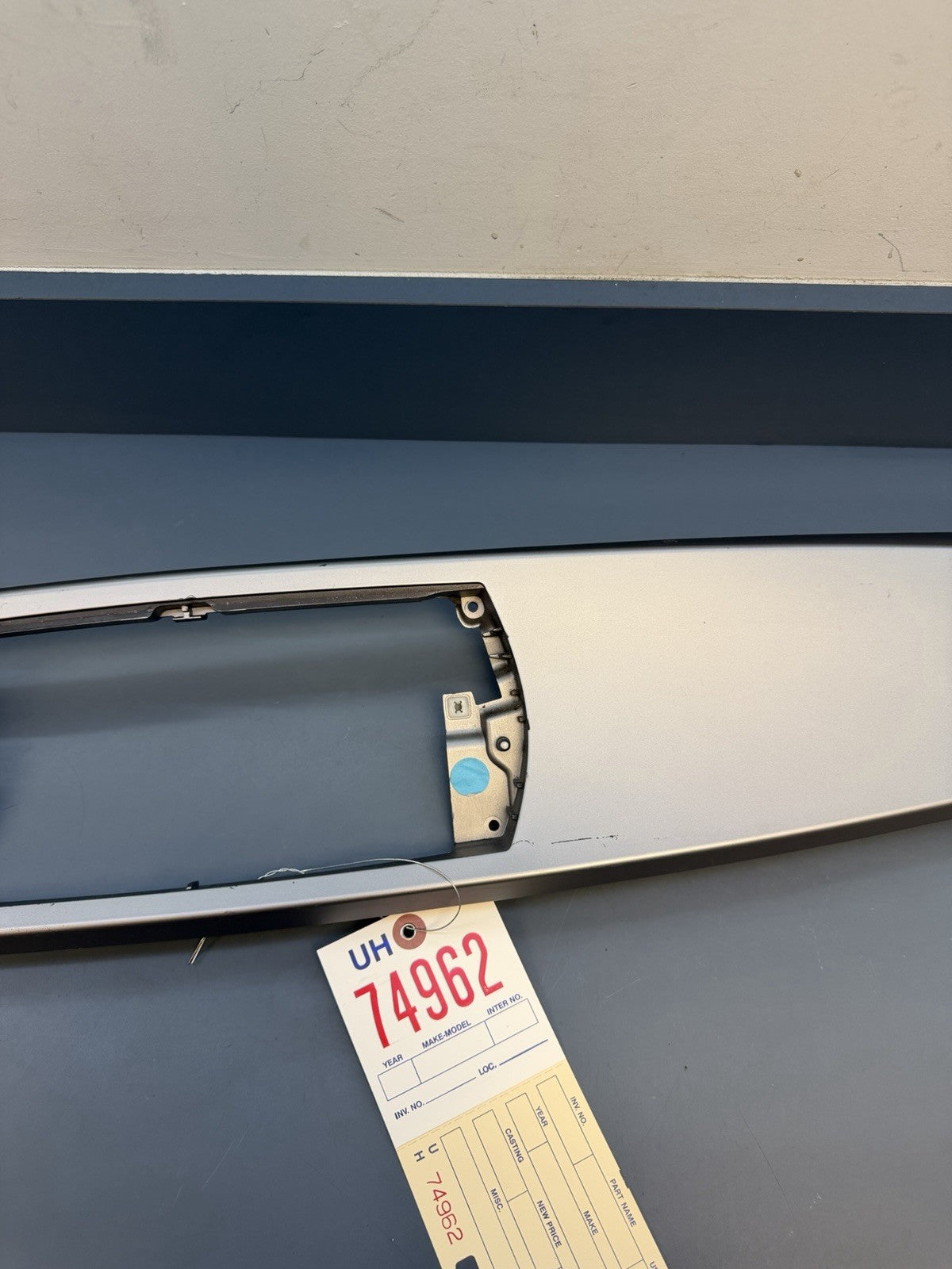 03-08 BMW Z4 E85 E86 Right Passenger Side Center Dash Trim Panel Aluminum7036358