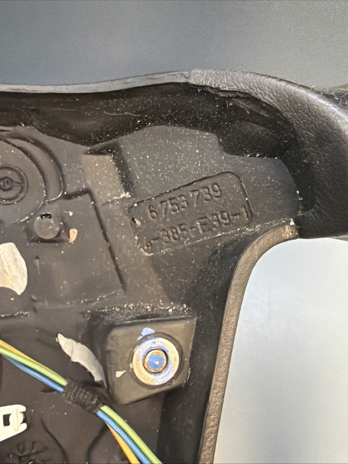 95-03 OEM BMW E39 E38 528 740 750 Left Driver Leather Steering Wheel 6753739