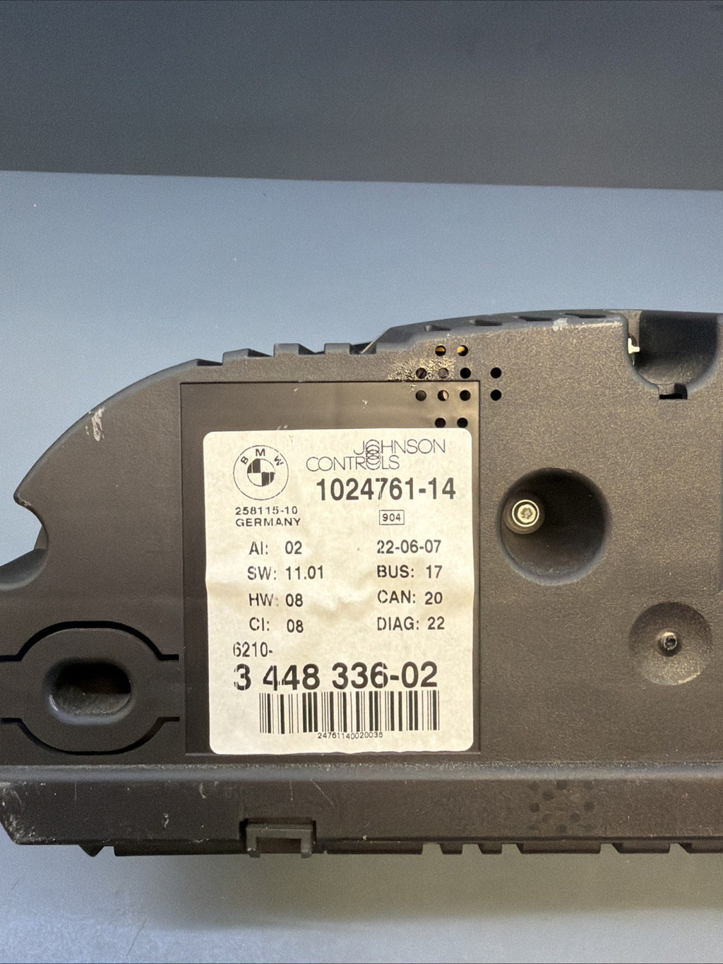 2007 - 2010 BMW X3 E83 3.0L - Instrument Cluster / Speedometer 3448336 OEM