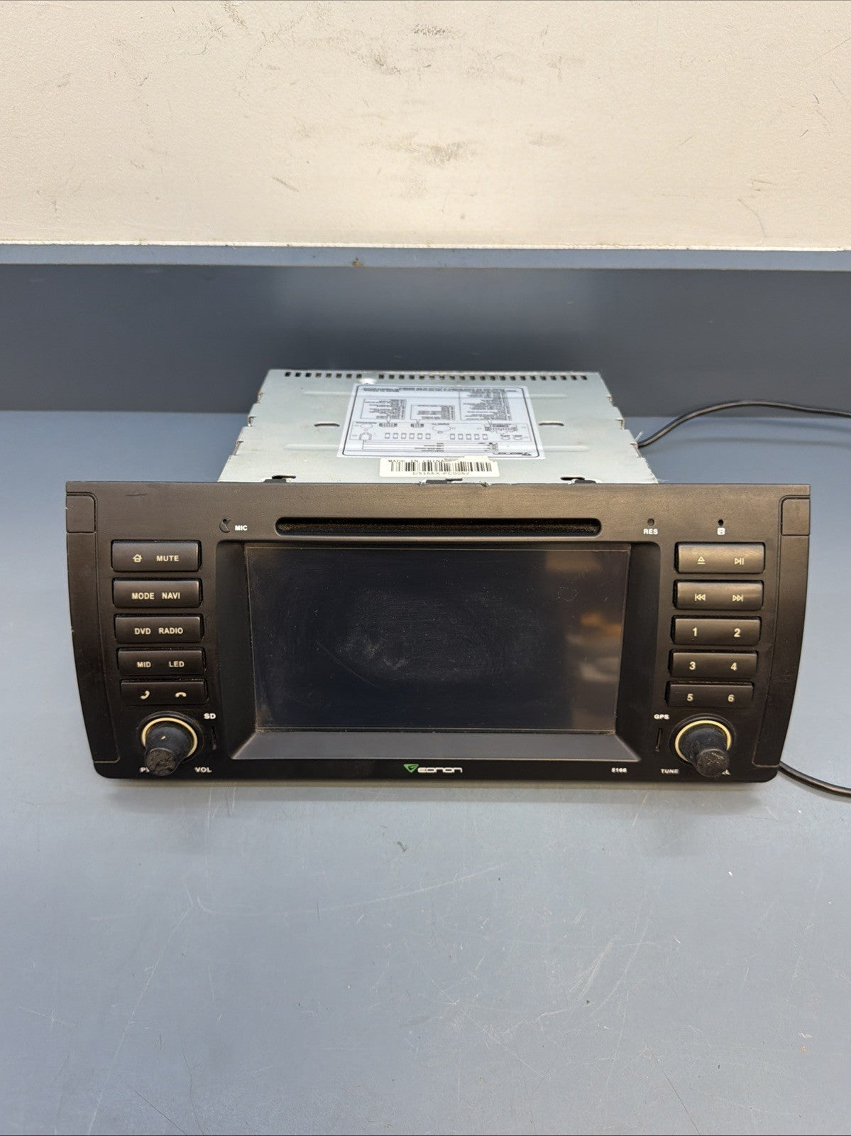 00-06 BMW E53 X5 DASH NAVIGATION INFORMATION SCREEN DISPLAY 6980246