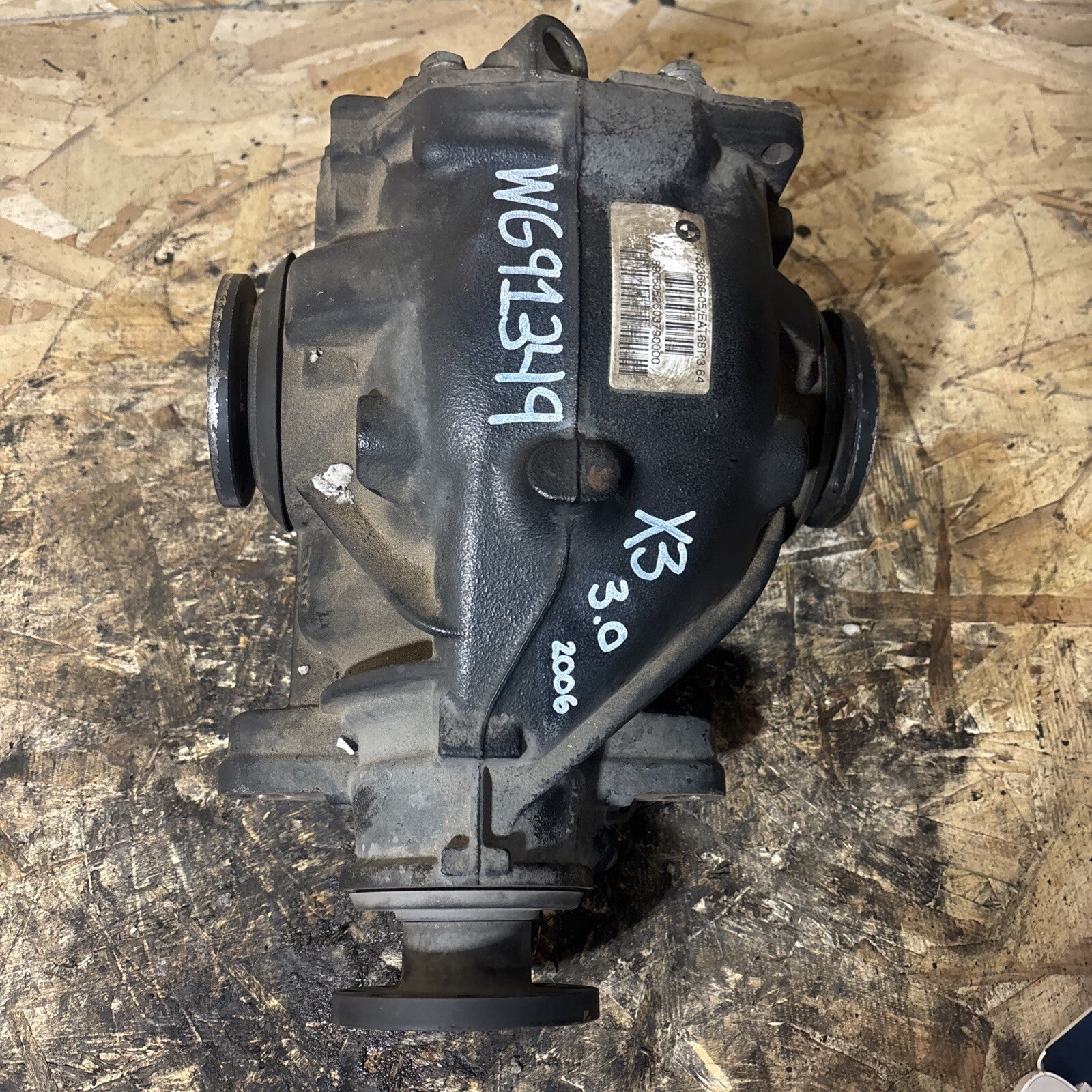 BMW E83 X3 REAR DIFFERENTIAL 3 SERIES 3.64 FINAL DRIVE 7523668
