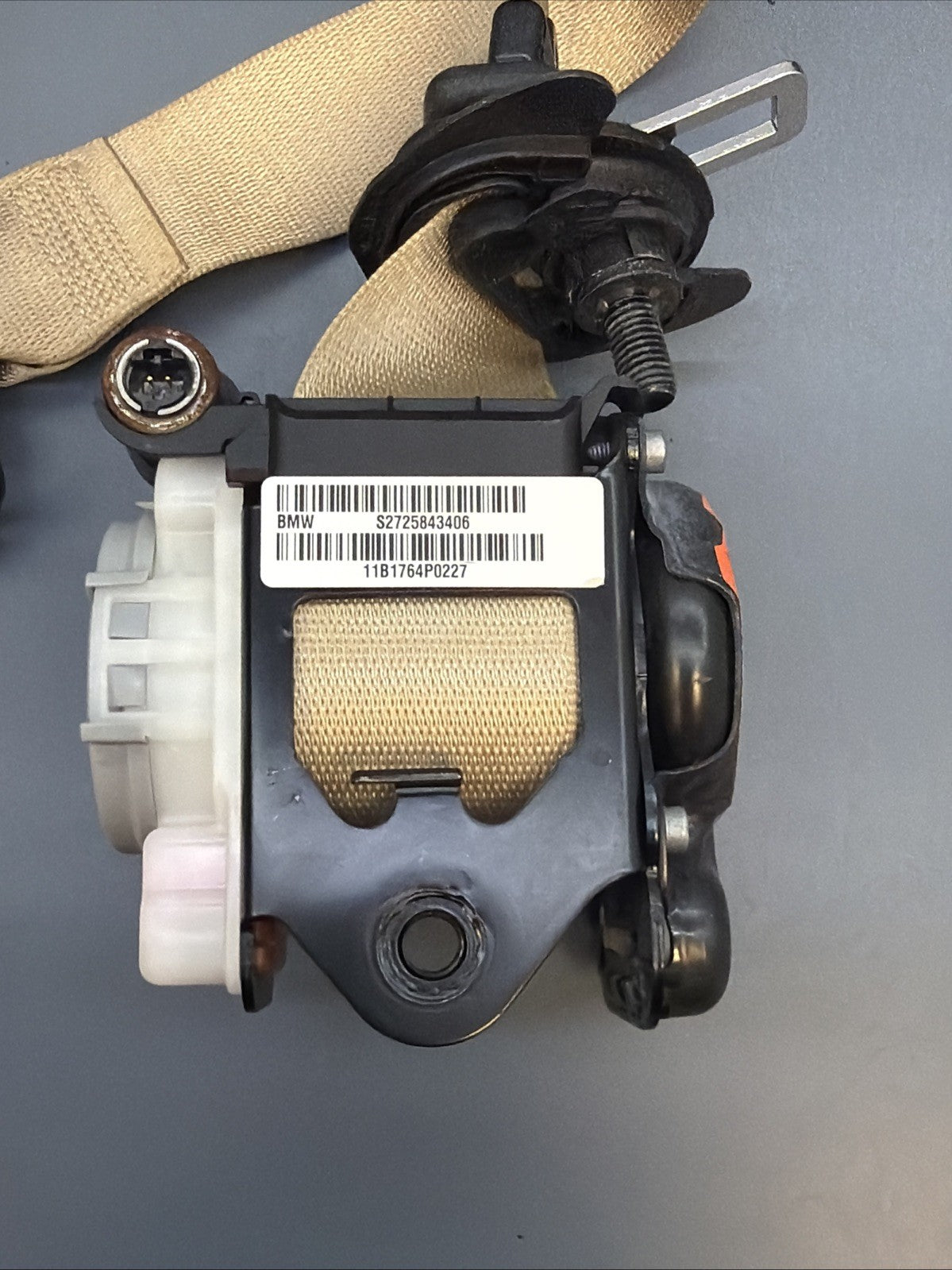 2011 - 2017 BMW X3 F25 Front Right Passenger Seat Belt w/ Retractor Seatbelt OEM