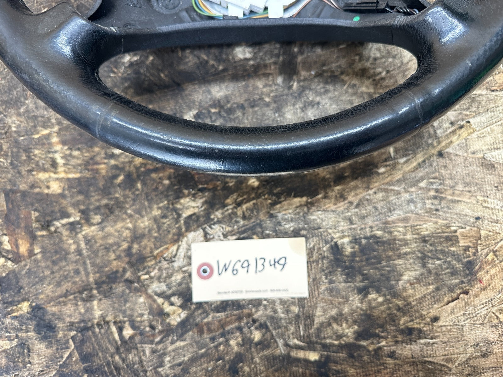 BMW 2003-2006 E83 X3 LEATHER STEERING WHEEL OEM 3411963/3426317