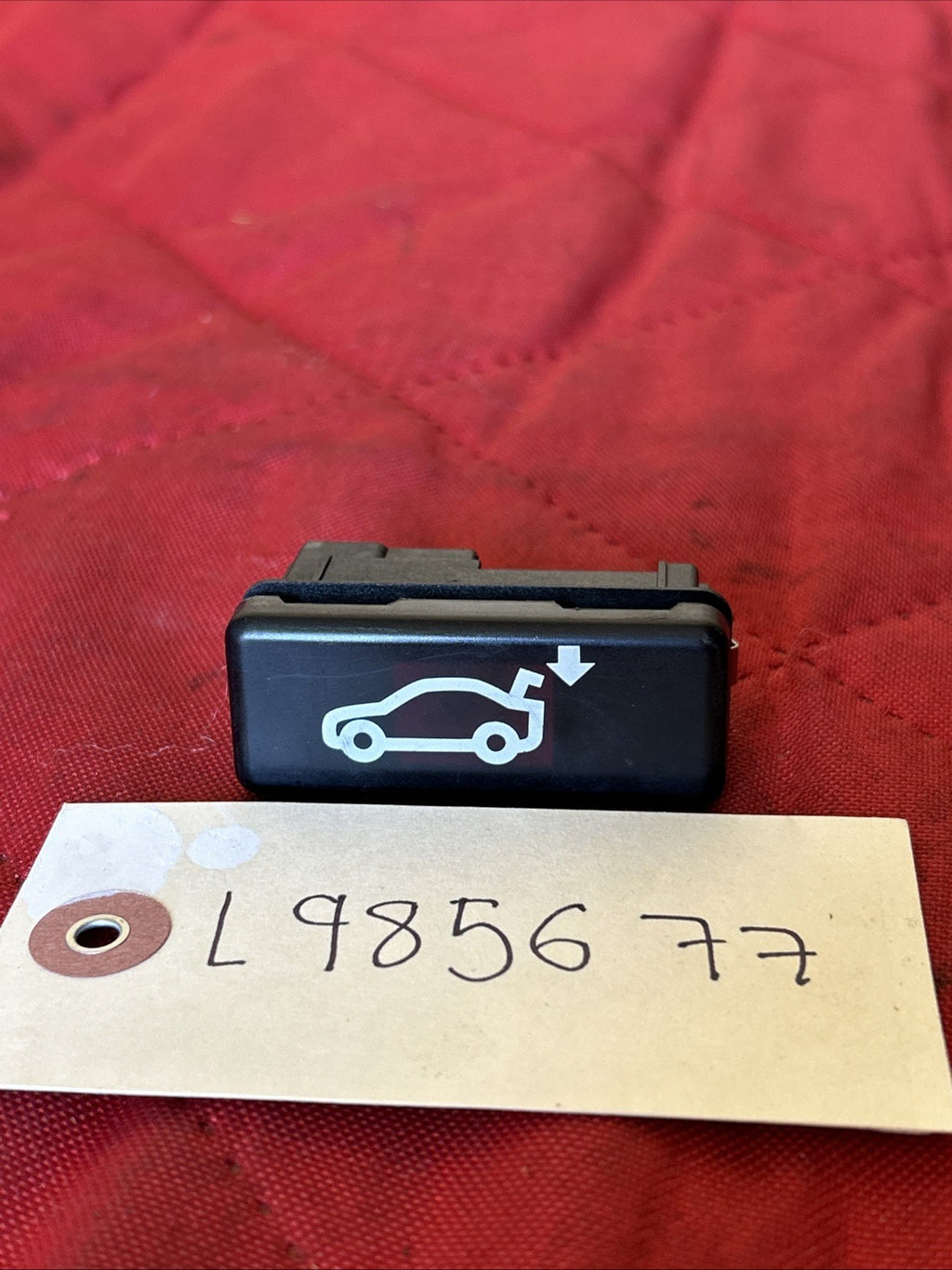 D 07-13 BMW X5 xDrive Rear Trunk Lid Release Open Switch Black 8375580 Oem