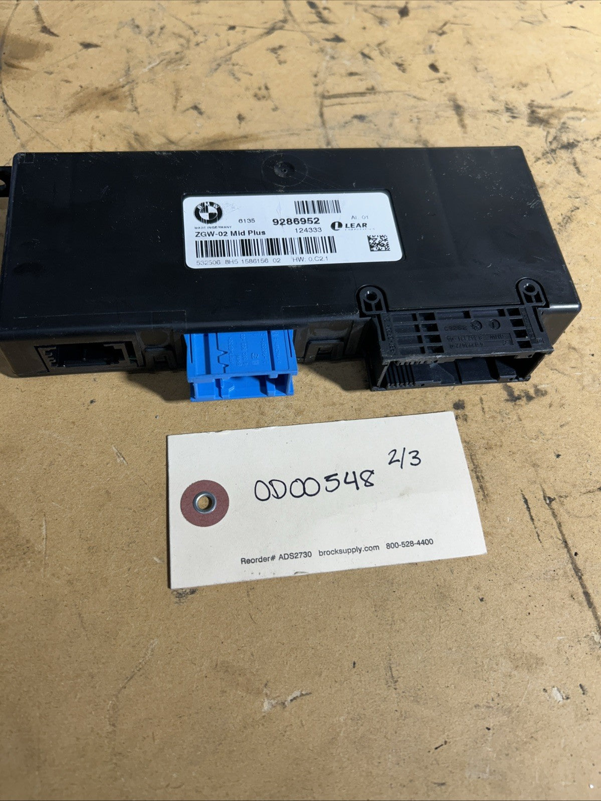 BMW F25 F26 X3 X4 Central Theft Gateway Computer Control Module OEM 9286952