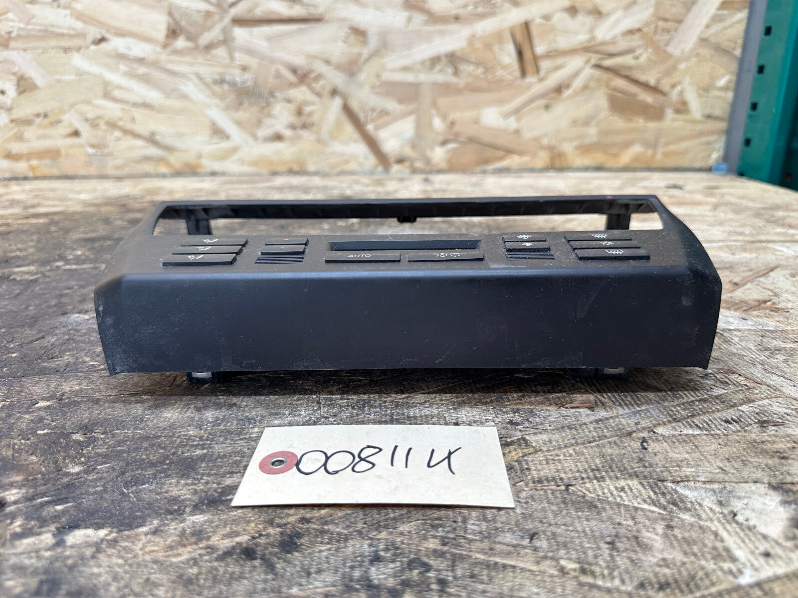 BMW 03-10 E83 X3 FRONT CENTER CONSOLE CLIMATE CONTROL PANEL BLACK OEM 3417544