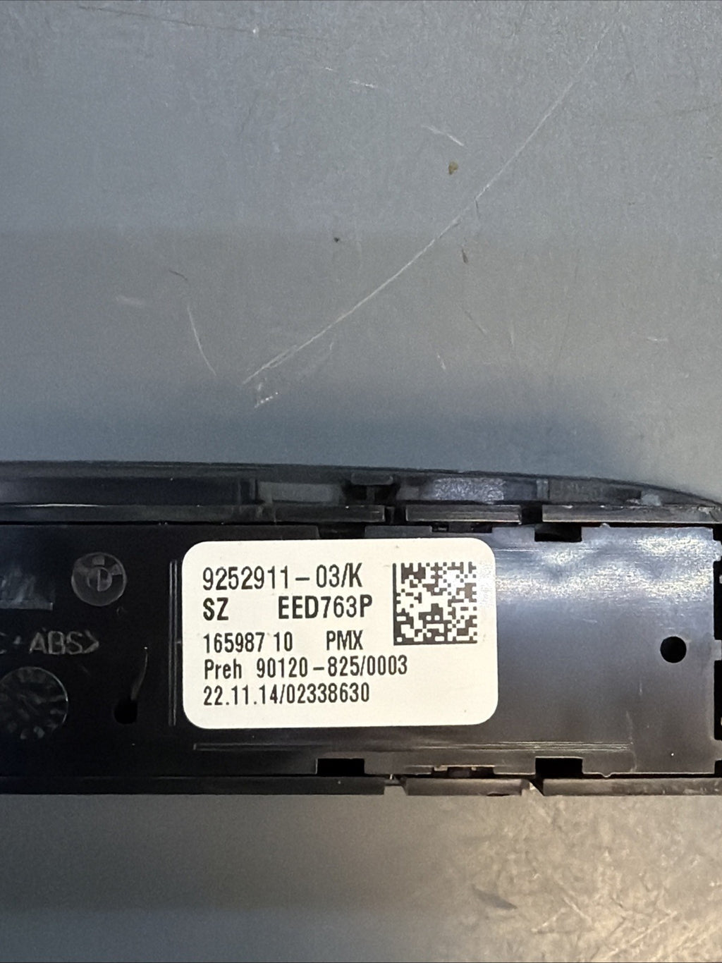 12-20 BMW F30 F32 SPORT ECO PRO TRACTION CONTROL SWITCH OEM 9252911