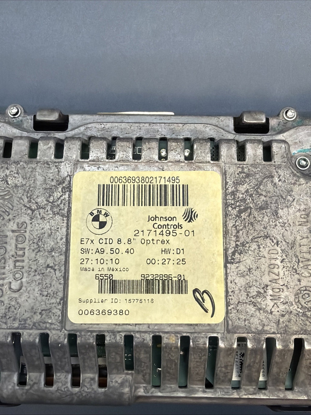 2010 2011 2012 2013 BMW X5 RADIO DASH INFO DISPLAY SCREEN OEM 2171495