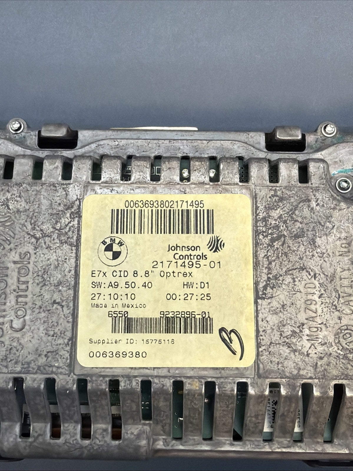 2010 2011 2012 2013 BMW X5 RADIO DASH INFO DISPLAY SCREEN OEM 2171495