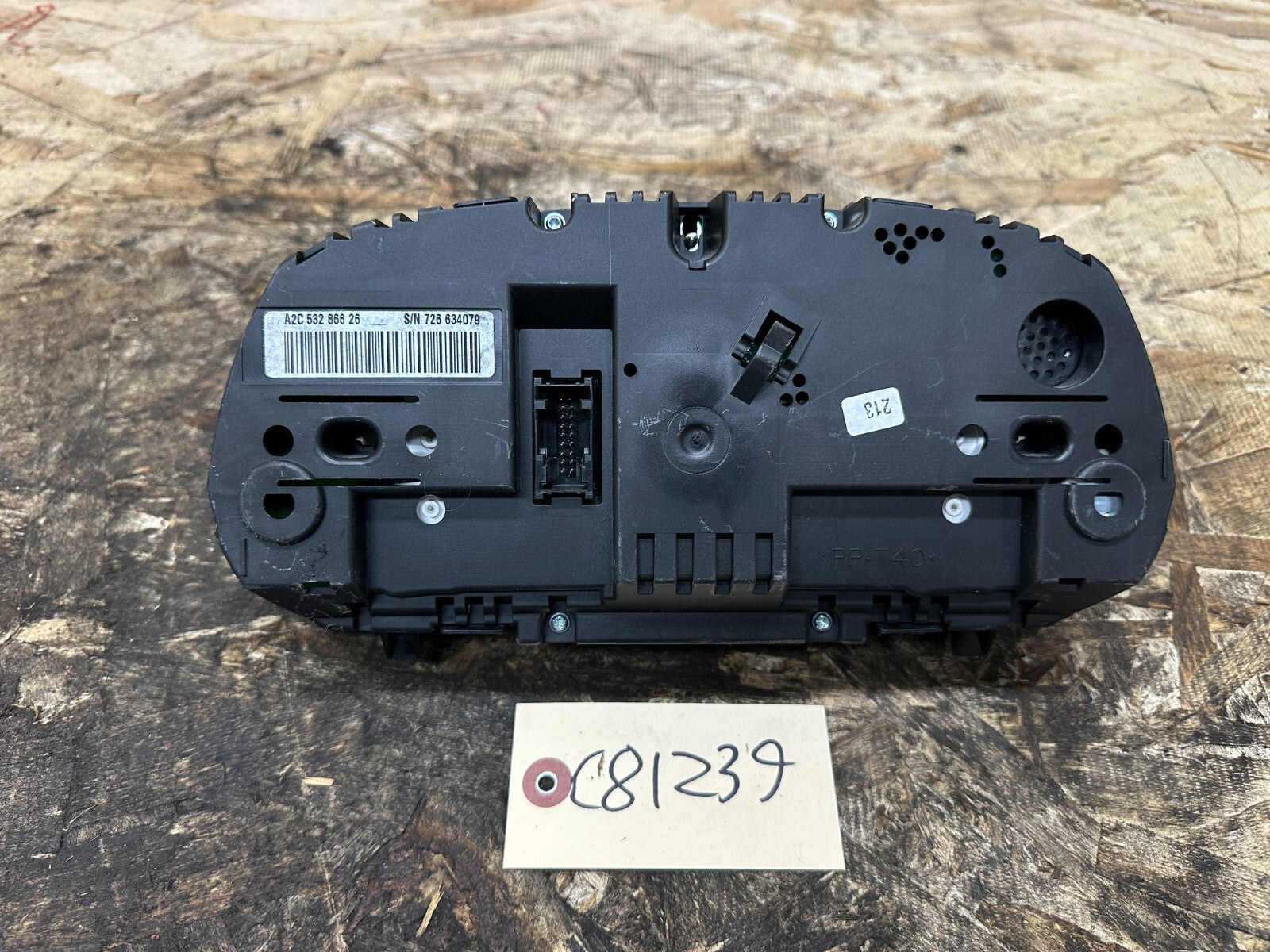 BMW 2007-2011 E90 3 SERIES SPEEDOMETER INSTRUMENT GAUGE CLUSTER MPH OEM 9166858