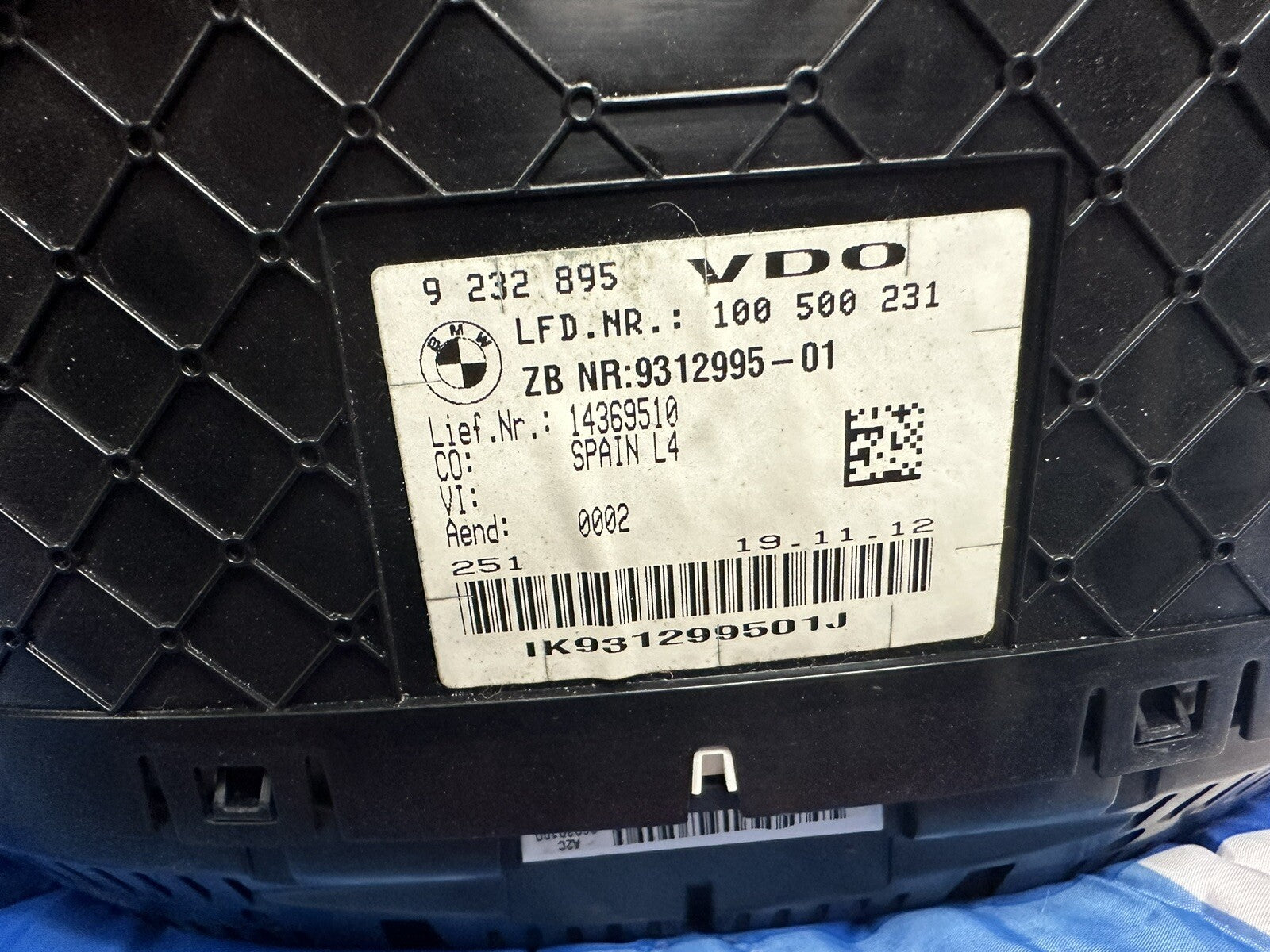 2012-2015 BMW F31 328I N20 FRONT SPEEDOMETER INSTRUMENT CLUSTER OEM 9232895 45K