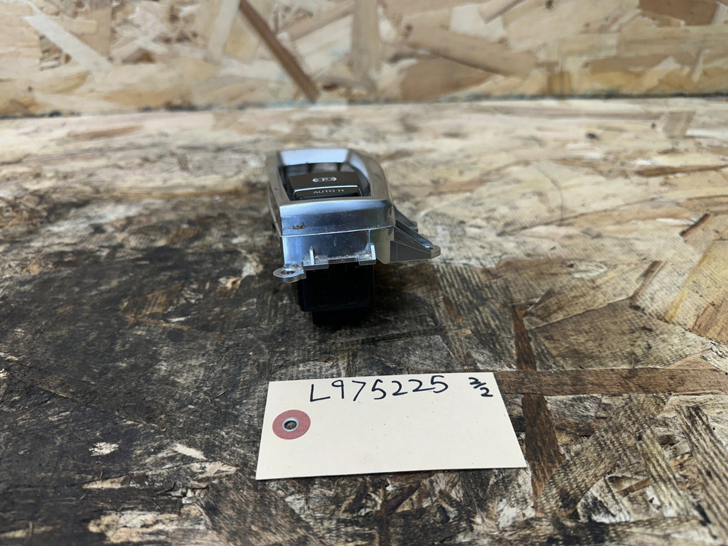 BMW 11-17 F25 X3 F1X 5 SERIES PARKING BRAKE SWITCH + TRIM SILVER OEM 10041037