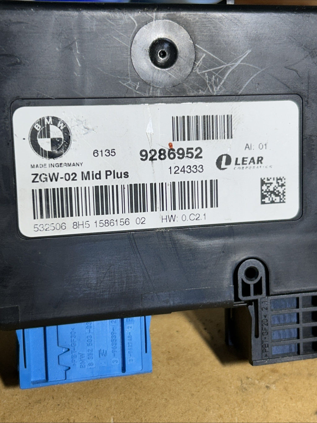 BMW F25 F26 X3 X4 Central Theft Gateway Computer Control Module OEM 9286952