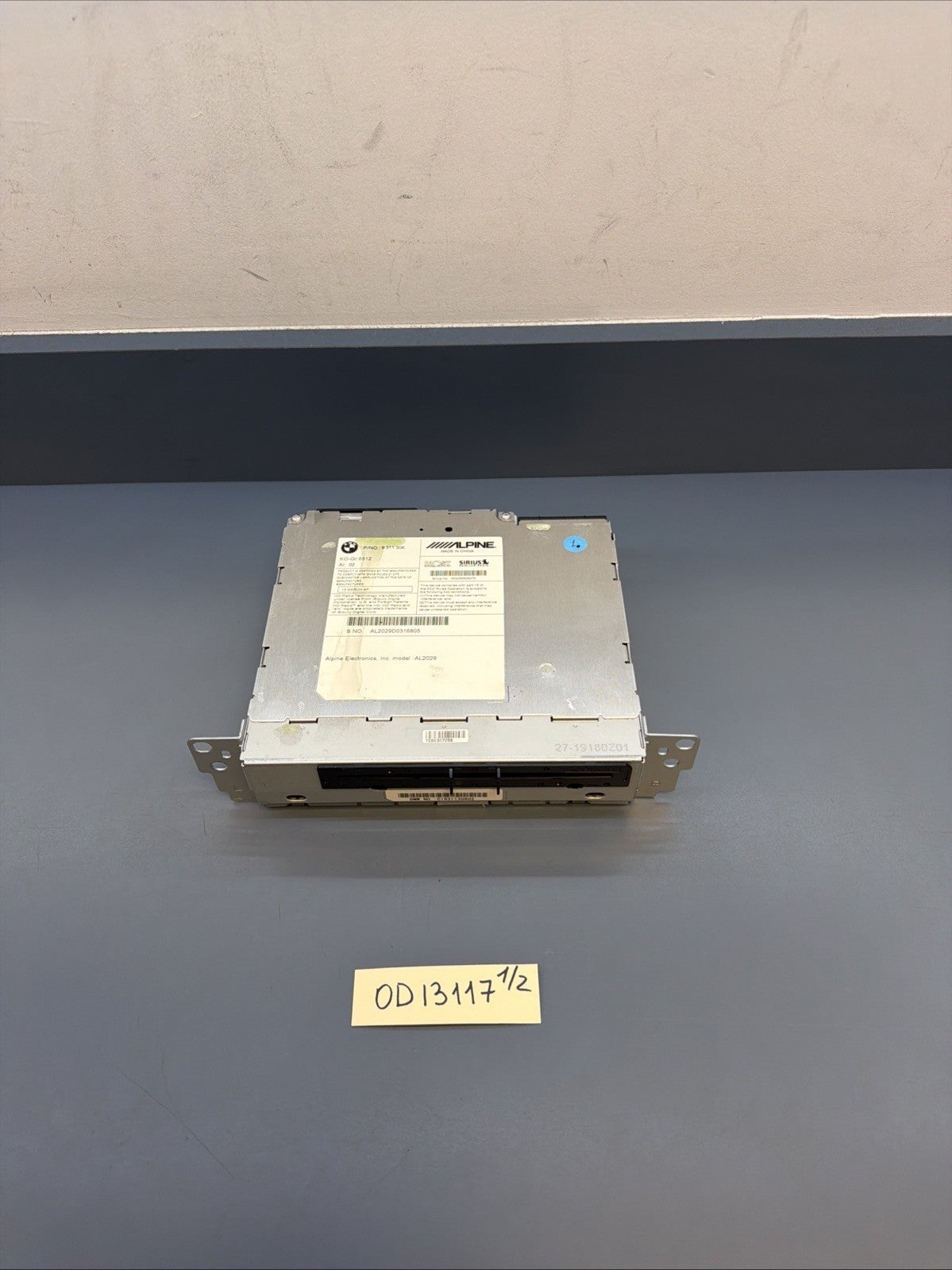 2013-2015 BMW X3 F25 STEREO RADIO RECEIVER CD - 9311306 OEM