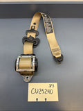 BMW 04-10 E60 5 SERIES BEIGE FRONT PASSENGER SEAT BELT RETRACTOR 603404600C