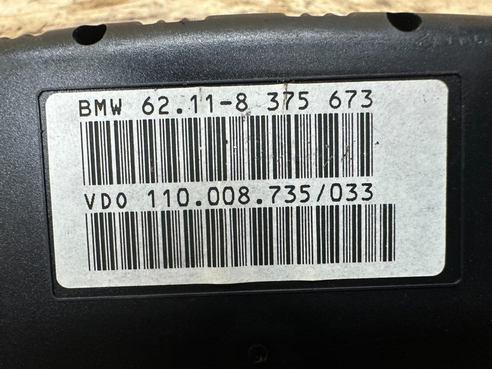 BMW 97-99 E39 5 SERIES PRE LCI INSTRUMENT GAUGE CLUSTER SPEEDOMETER OEM 8375673