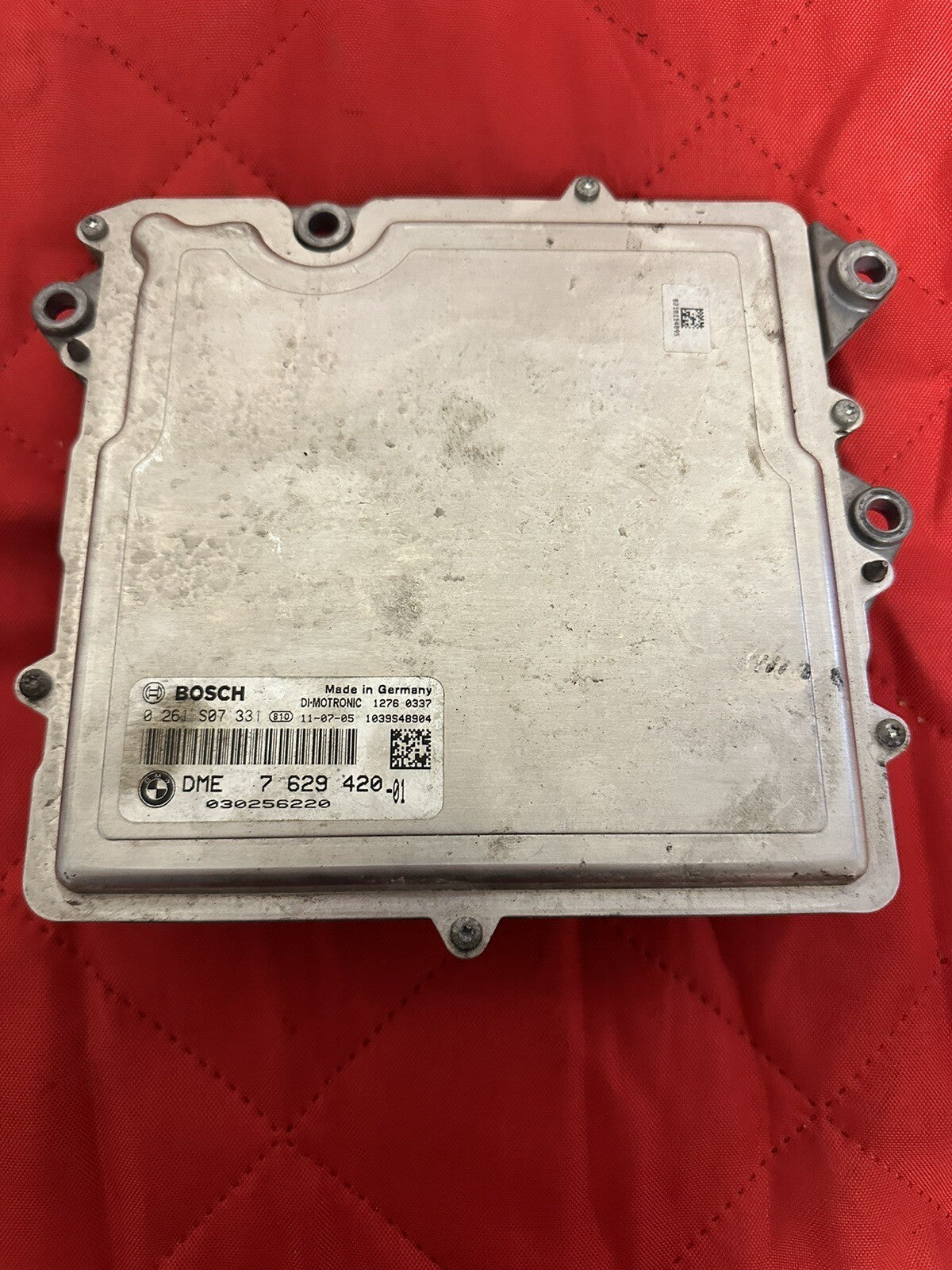 11-12 BMW 535i 535iGT X3 3.0L N55 ENGINE DME CAS-4 MODULE KEY SET OEM 7629420