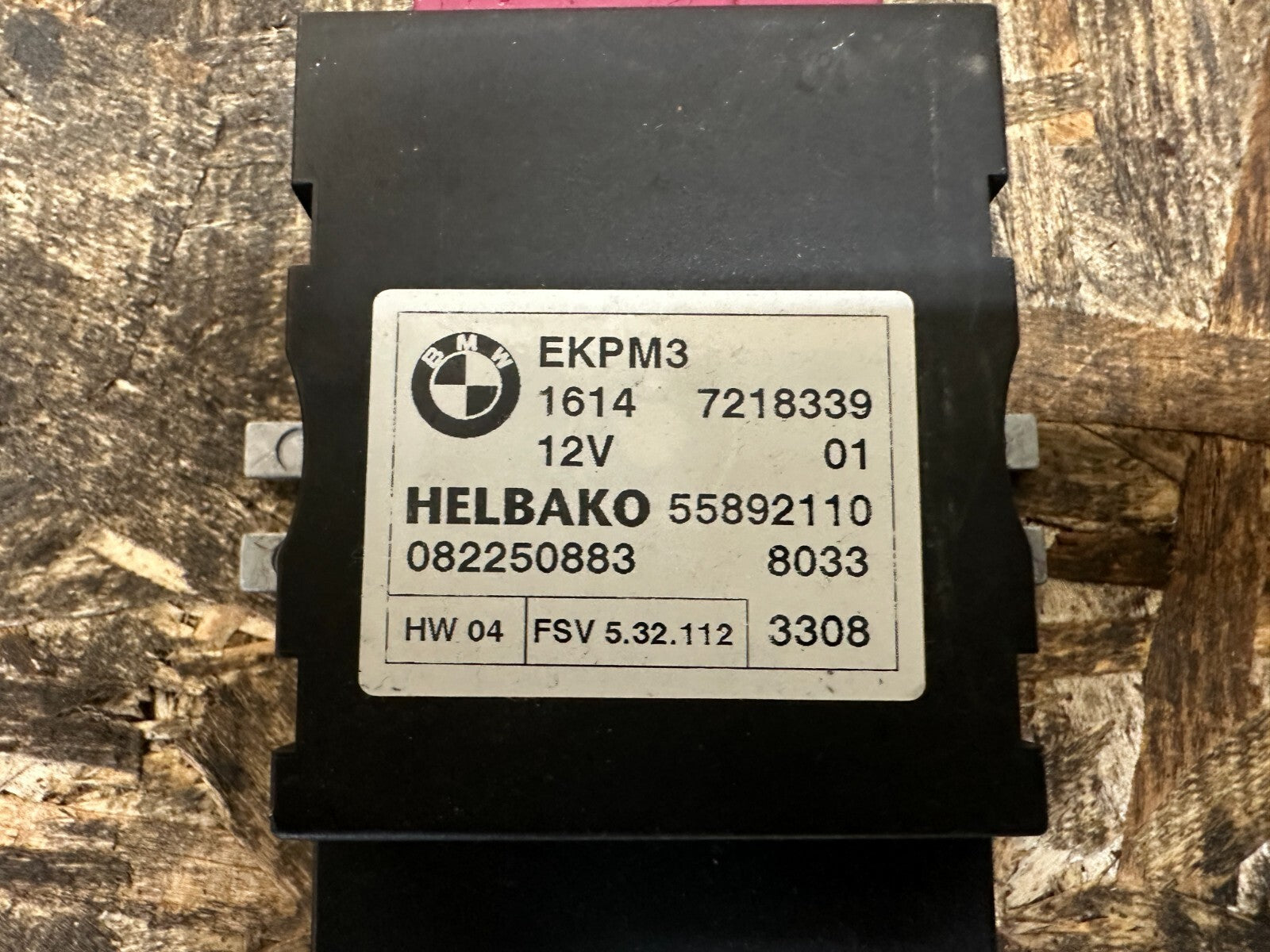 BMW 2006-2013 E90 E92 E9X FUEL PUMP CONTROL UNIT OEM 7218339