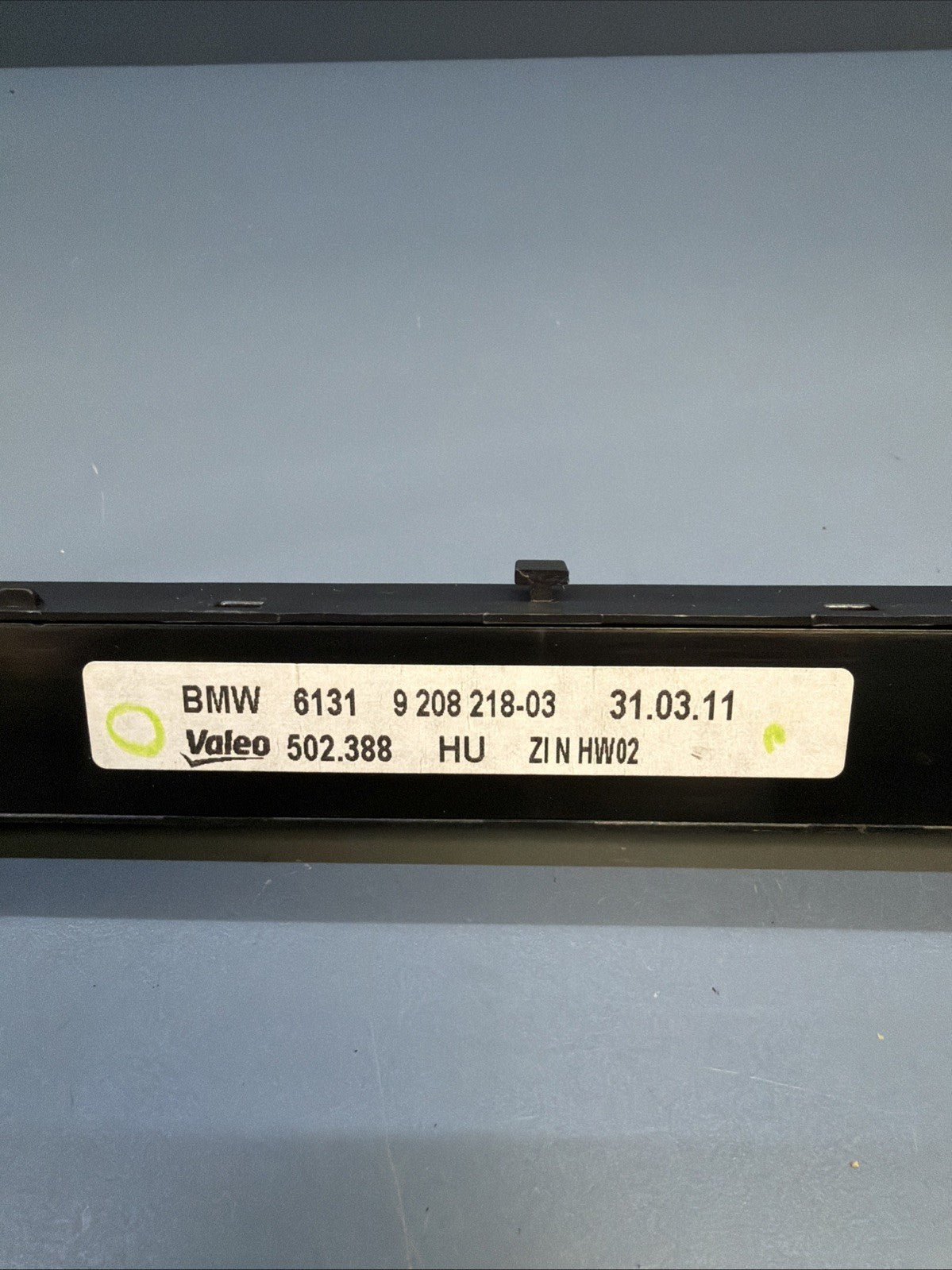 2012 BMW X5 (E70) TRACTION CONTROL PDC HILL DESCENT TRUNK SWITCH PANEL 9208218
