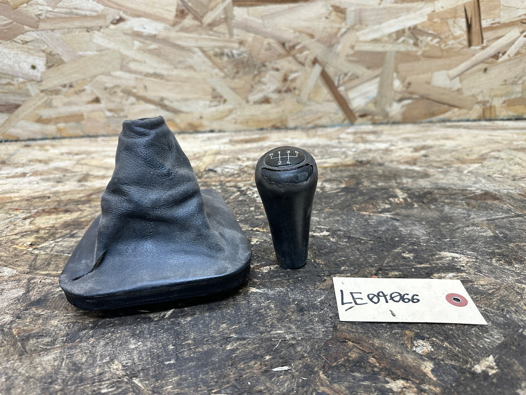BMW 95-02 E36 E36/7 3 SERIES Z3 torn BLACK SHIFTER BOOT+KNOB