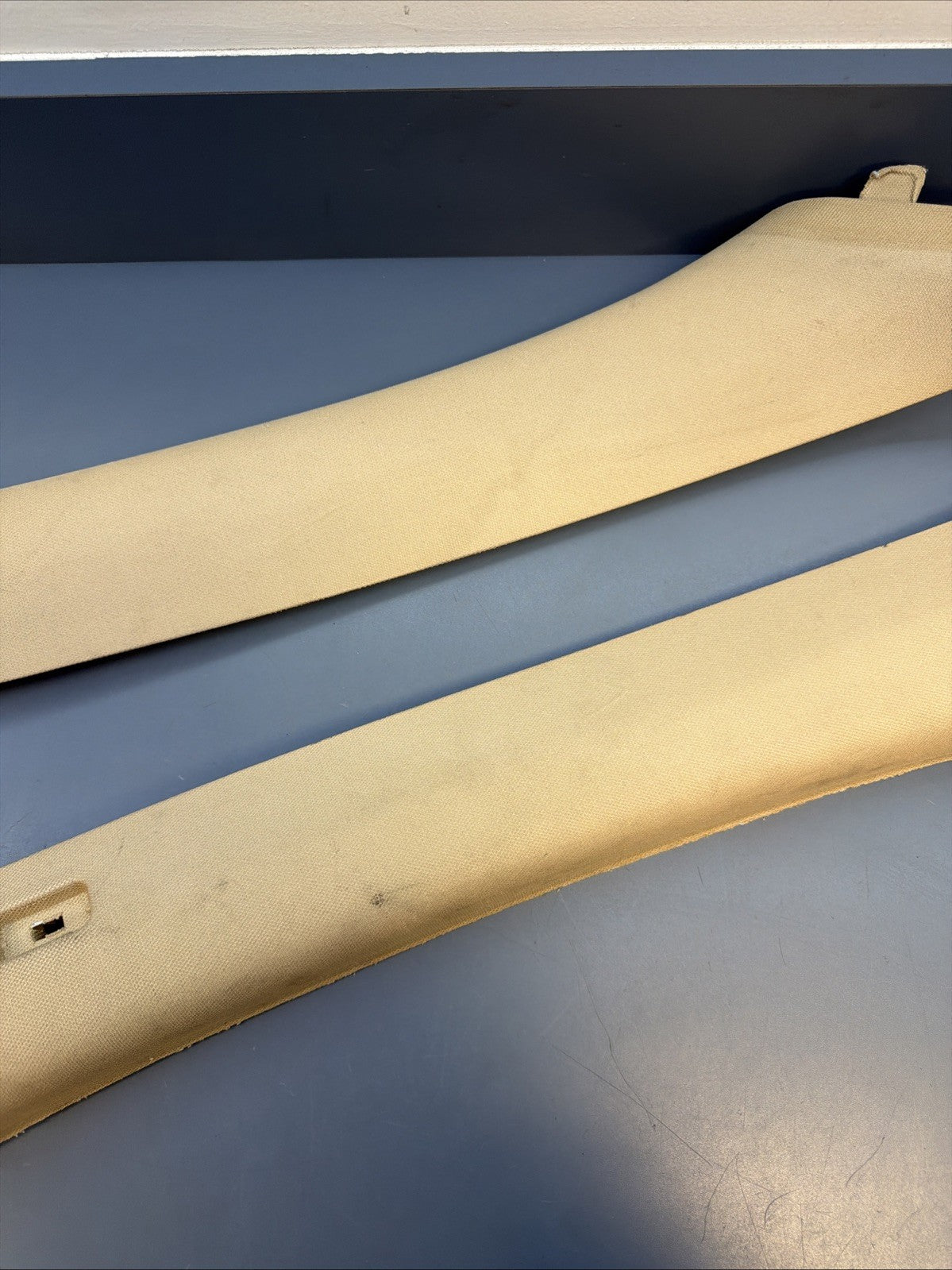 06-11 Bmw E90 328 330 335 Front Windshield A Pillar Column Cover Trim Set TAN