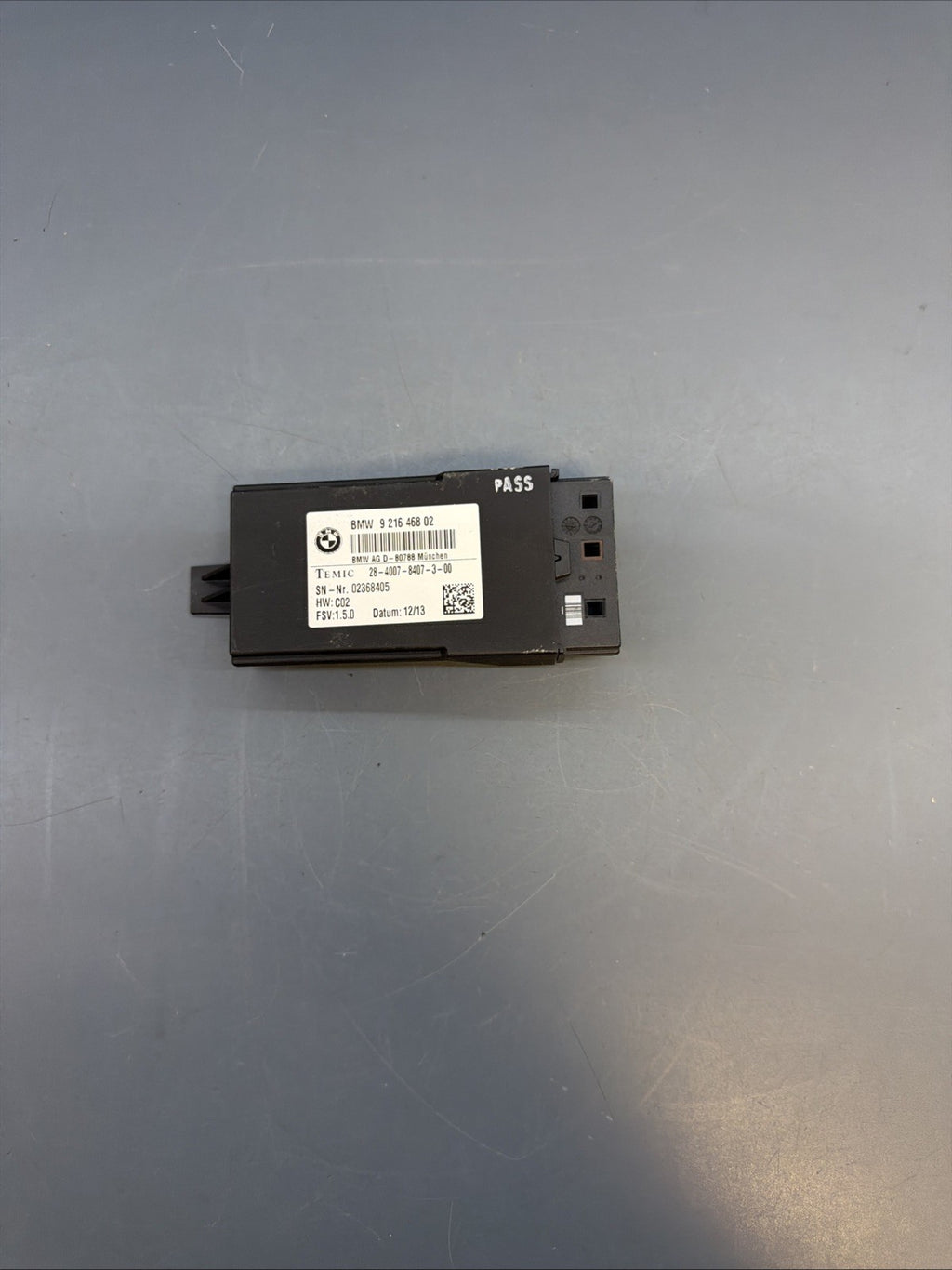12-18 BMW 320i 328i 335i F30 FRONT OR REAR HEATED SEAT CONTROL MODULE 9216468