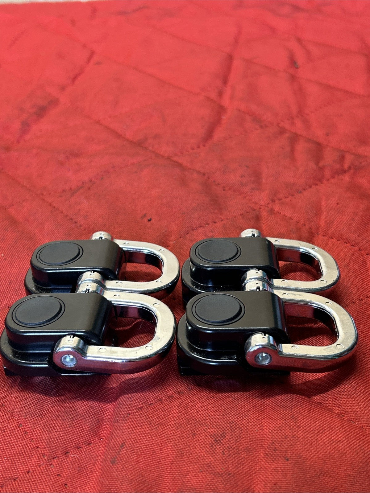 03-17 BMW X3 E83 F25 Rear Trunk Cargo Tie Down Hooks 3400537 Set of Four (4)