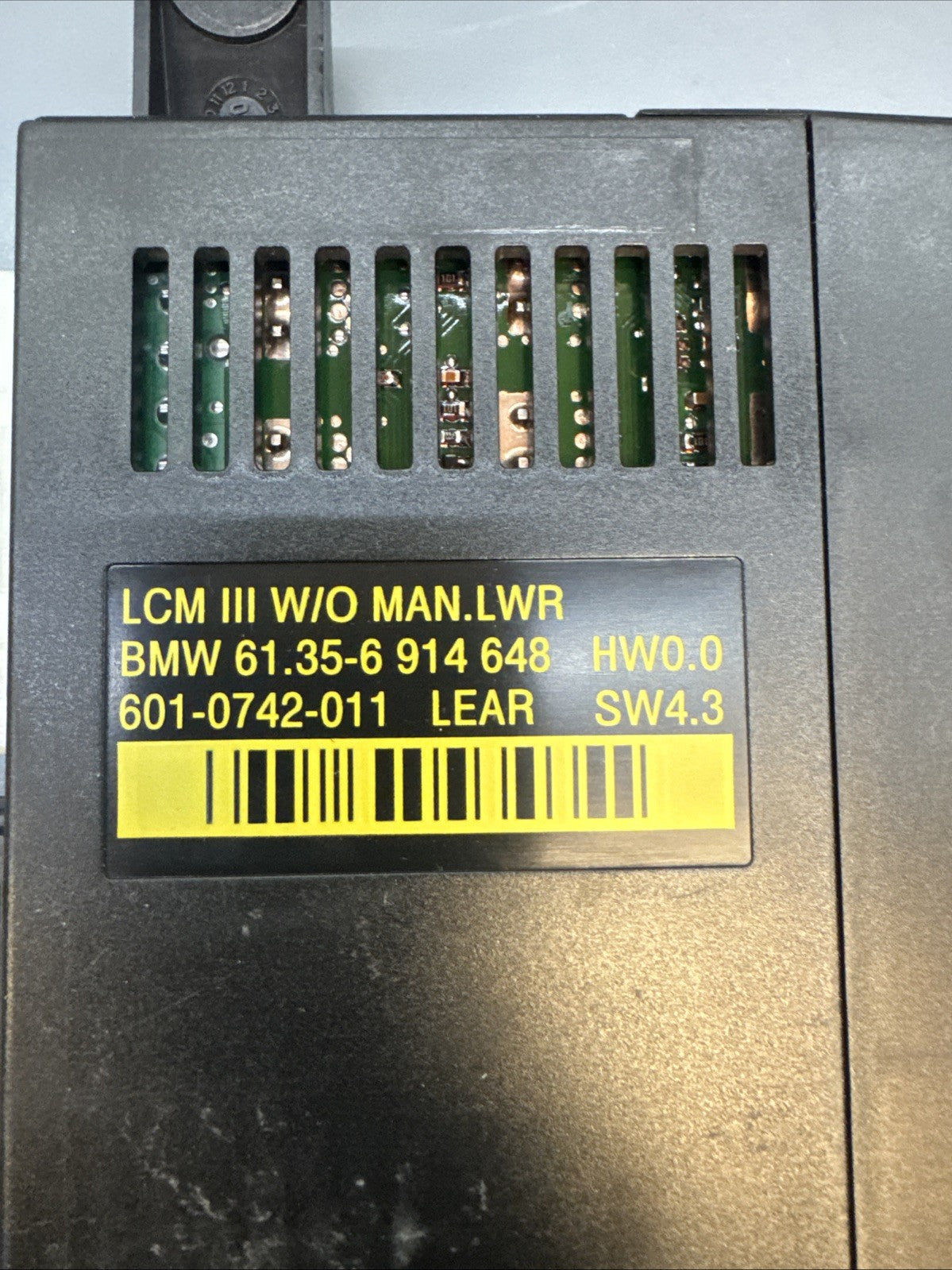2001-2003 BMW X5 LEAR LIGHTING CONTROL MODULE COMPUTER LCM 6914648 OEM