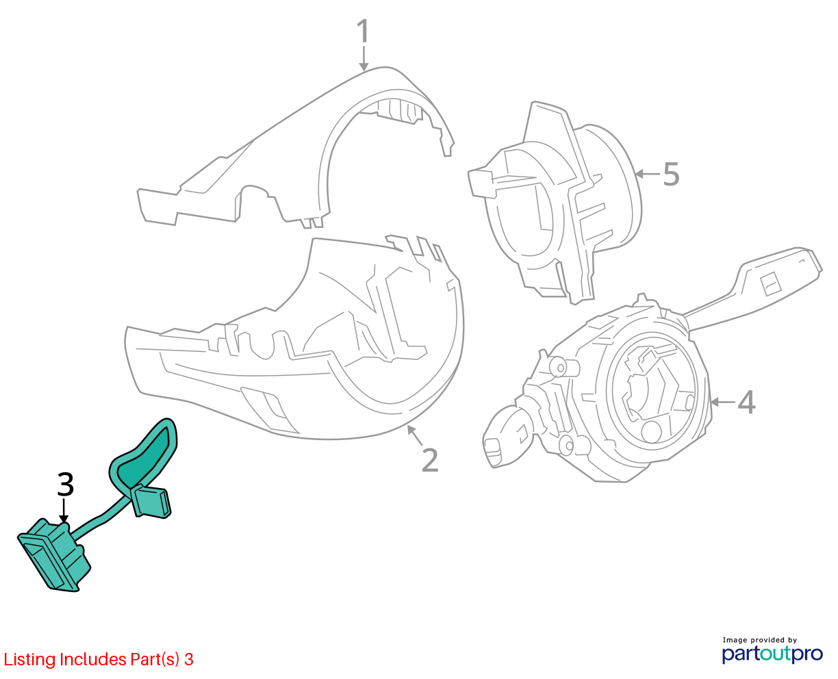 Heated Steering Wheel Button Switch OEM BMW F20 F22 F30 F32 F36 F80 F82 9201736