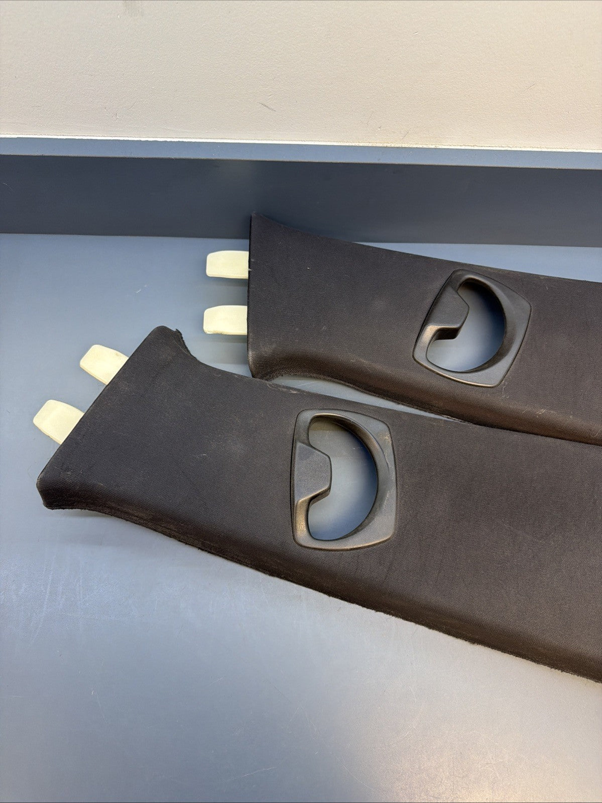 07-11 BMW 335i 328i E91 Left & Right Upper Door Seatbelt B Pillar set 7058335/36