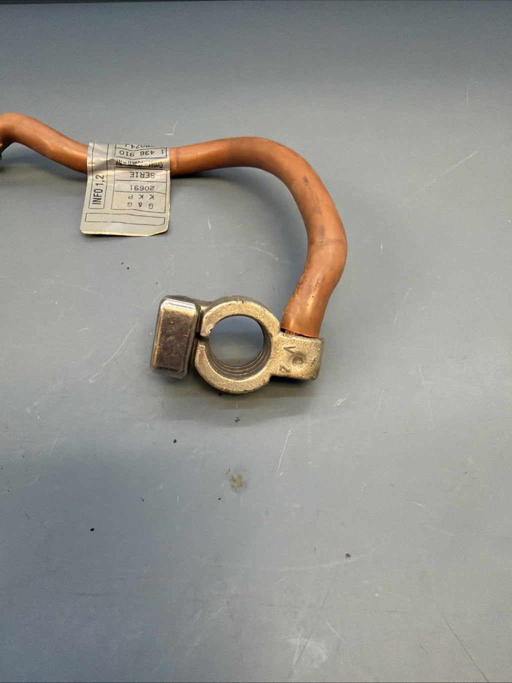 97-03 BMW E39 528i 530i Negative Battery Cable Ground Terminal 1436910 Oem