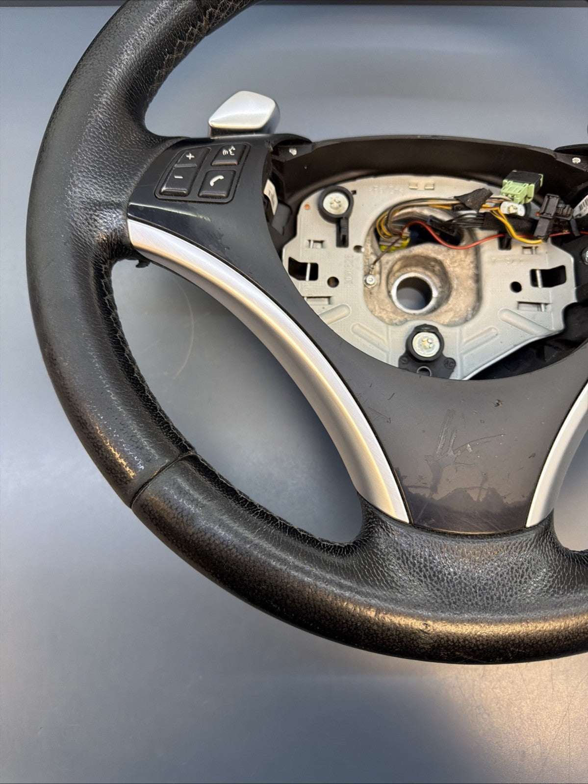 BMW E88 E90 E92 E93 M3 SPORTS STEERING WHEEL WITH PADDLE SHIFTER LEATHER 6774968