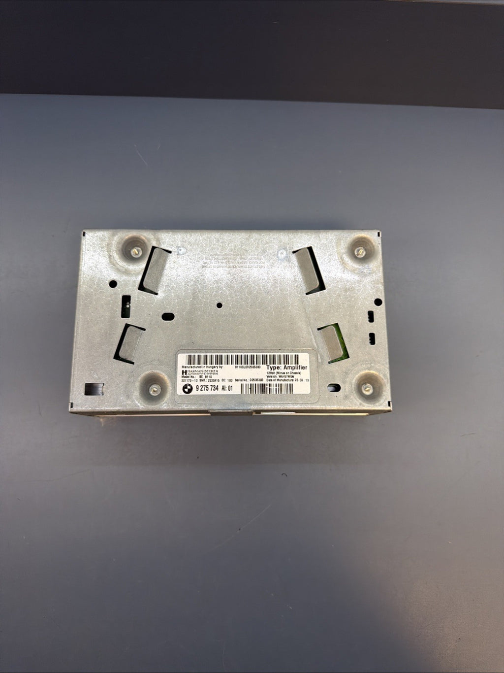12-18 BMW 640i 650i Hi-Fi Audio Amplifier AMP Harman Becker 9275734 OEM