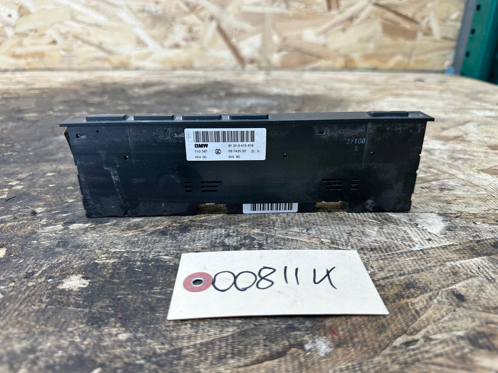 BMW 03-10 X3 CENTER CONSOLE HEATED SEATS TPS DSC HILL DESCENT SWITCHES 3415618