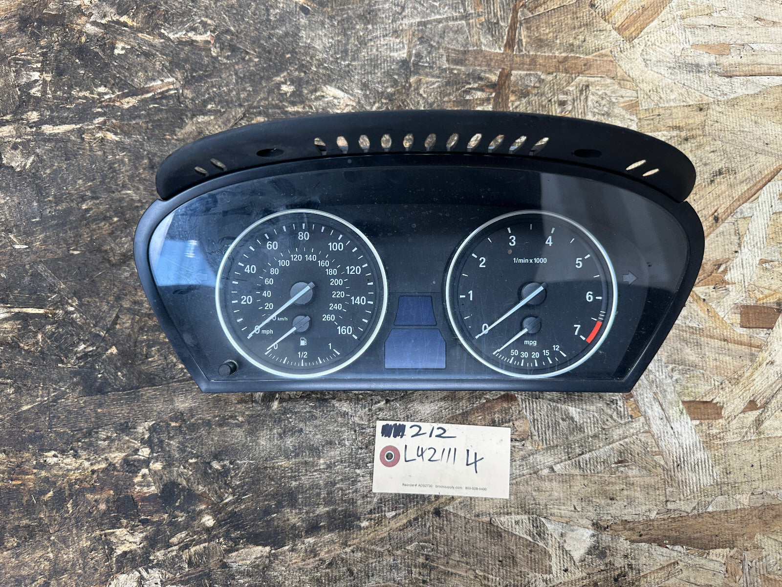 BMW 06-13 E70 X5 SPEEDOMETER INSTRUMENT GAUGE CLUSTER MPH OEM 9218851