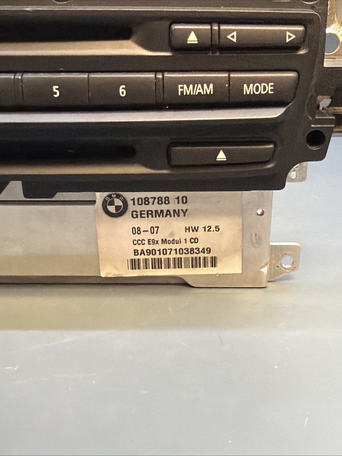 2007 BMW 335 Navigation Receiver Radio Audio CD DVD GPS 108788 10 OEM CC RADIO