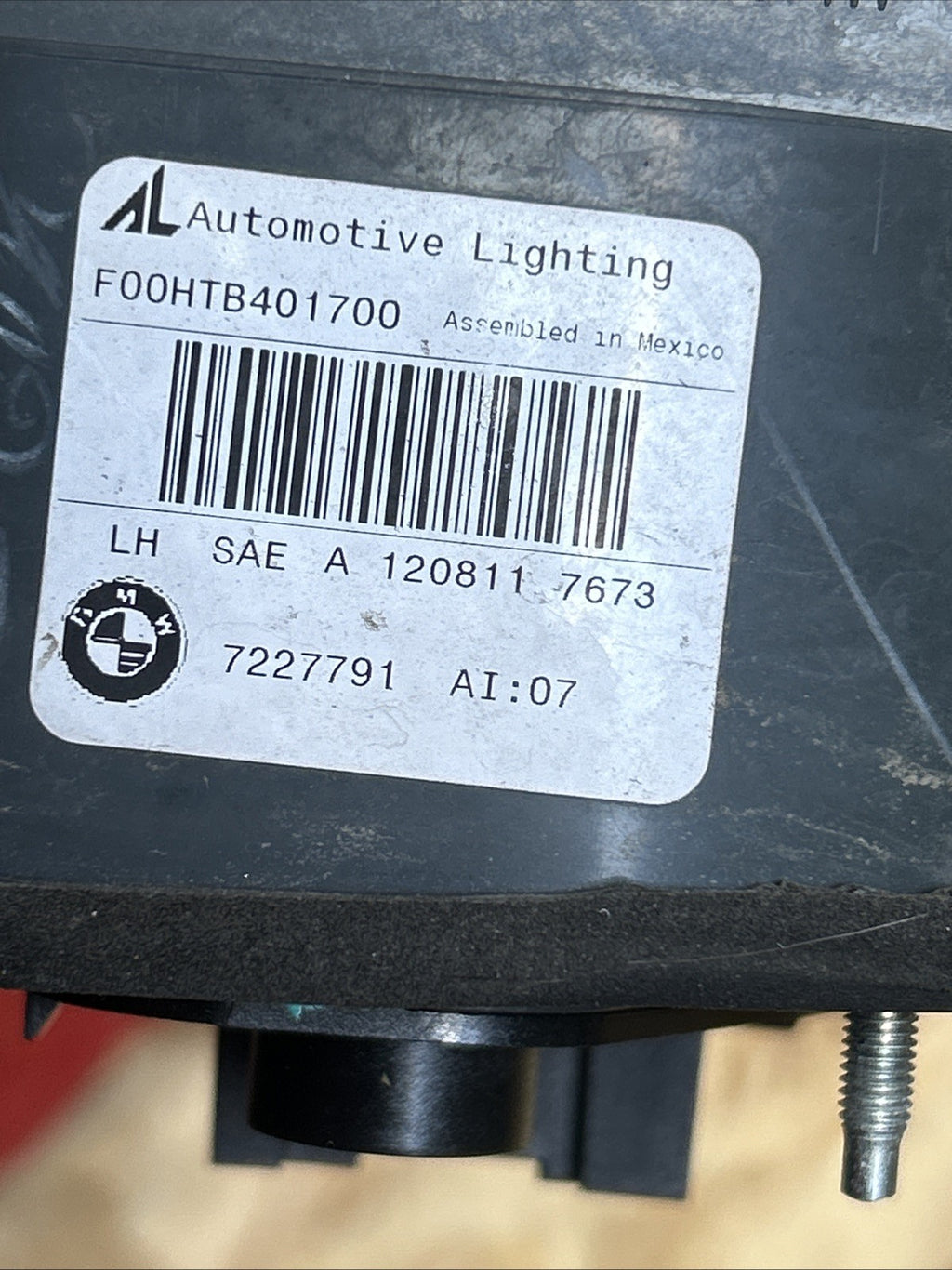 2011-2013 BMW X5 E70 GENUINE Driver Left Side Outer Tail Light Lamp OEM 7227791
