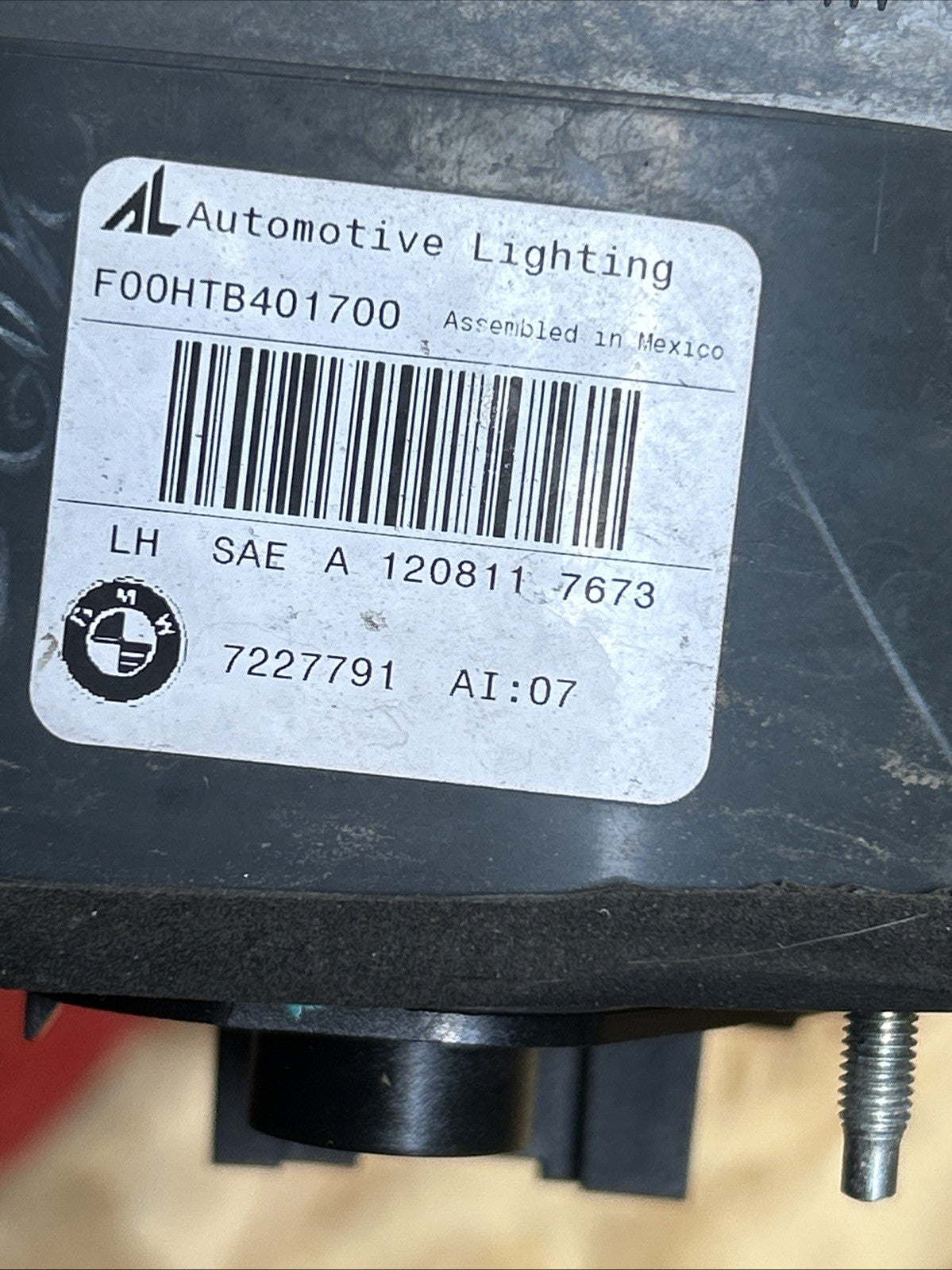 2011-2013 BMW X5 E70 GENUINE Driver Left Side Outer Tail Light Lamp OEM 7227791