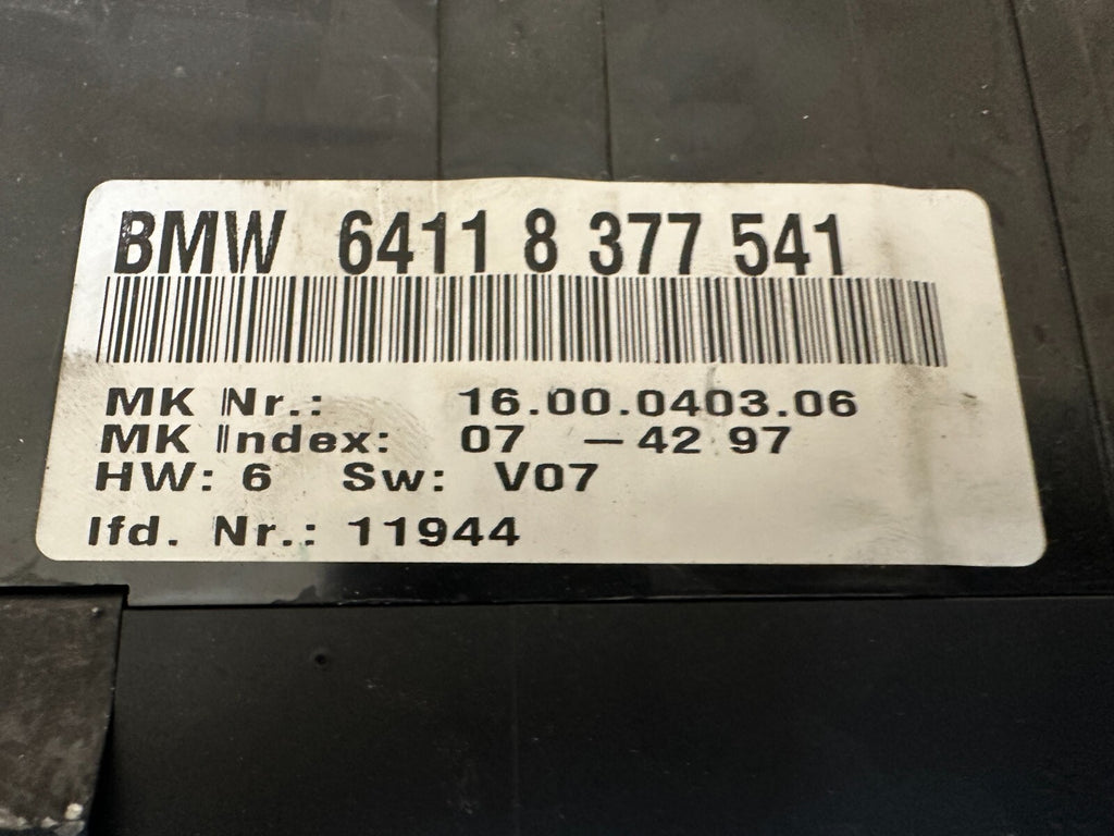 BMW 1995-2001 E38 7 SERIES AC HEATER CLIMATE CONTROL PANEL OEM 8377541