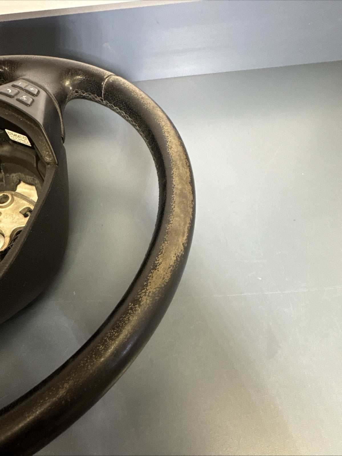 06-13 BMW E90 E91 3 SERIES STEERING WHEEL W/ SWITCHES BLACK OEM 6769547